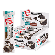 Протеинов бар Lo Carb 20g протеин, Бисквити с крем, 12x60g