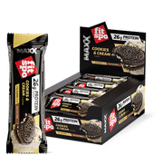 Протеинов бар Maxx 26g протеин, Бисквити с крем, 12x75g