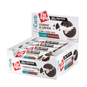 Протеинов бар Lo Carb 20g протеин, Бисквити с крем, 12x60g