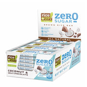 ZERO SUGAR Оризов бар с млечен шоколад и кокос, 20x18g