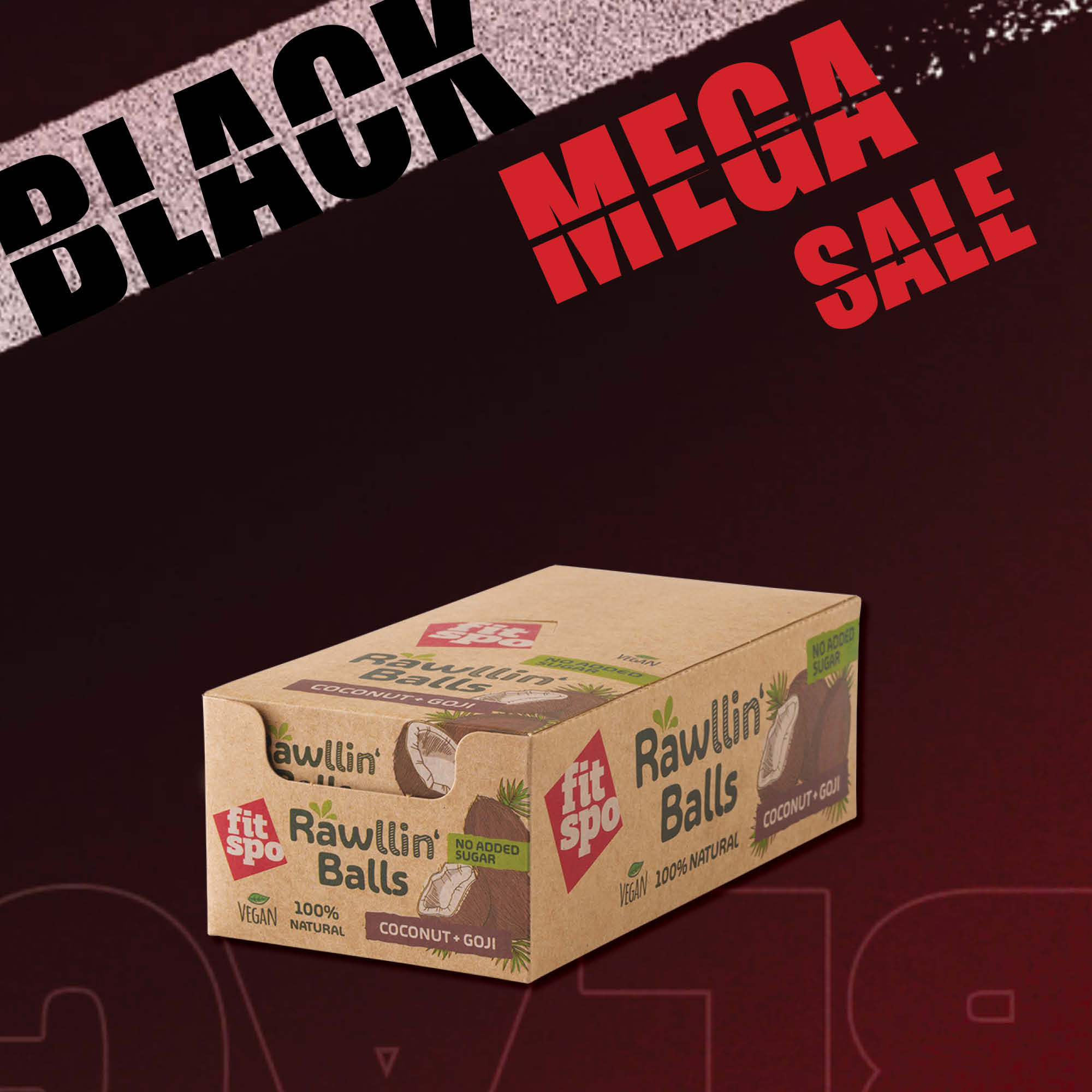 Black Mega Sale Promo Rawllin' Balls Coconut and Goji