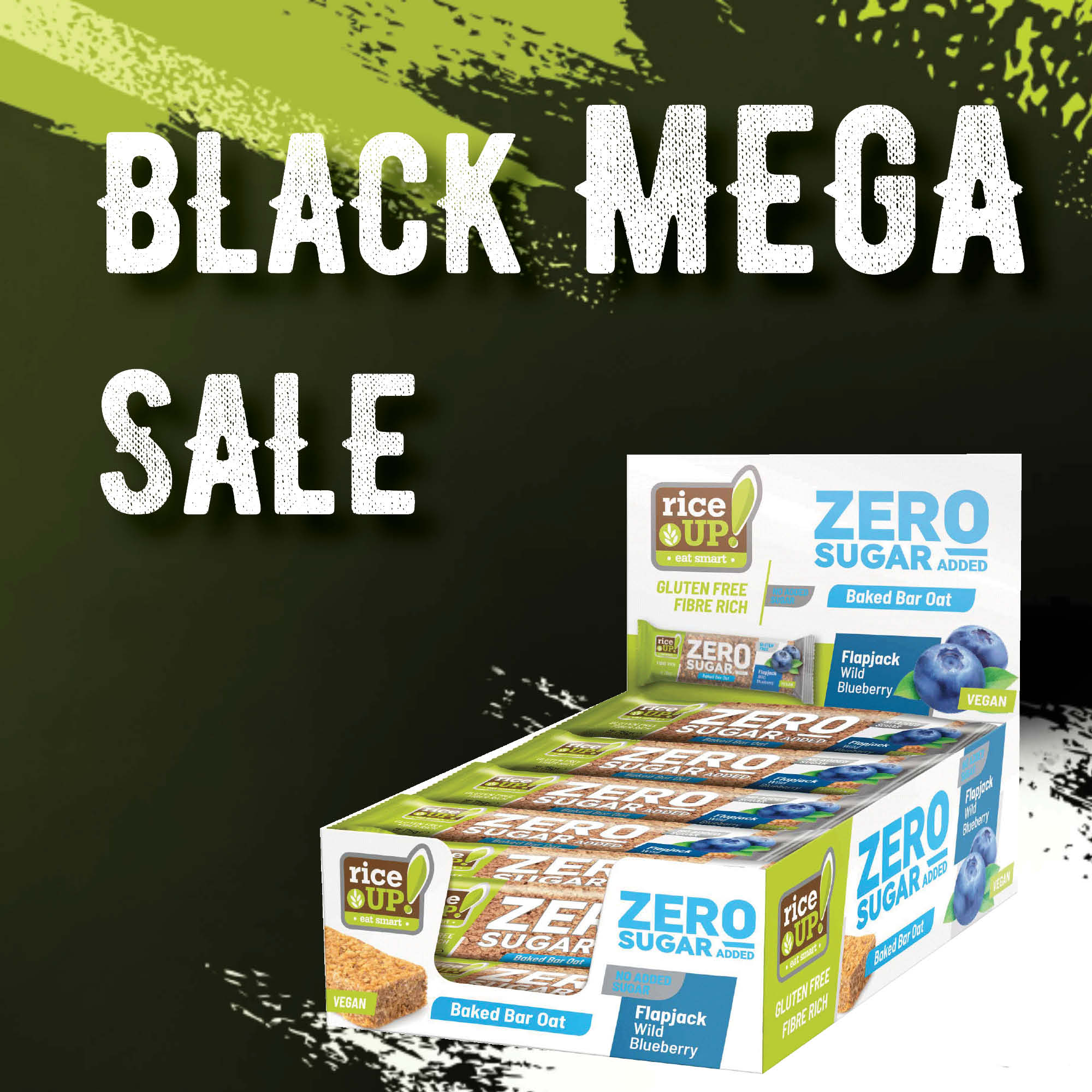 Black Mega Sale Promo RiceUp ZERO SUGAR Flapjack Blueberry