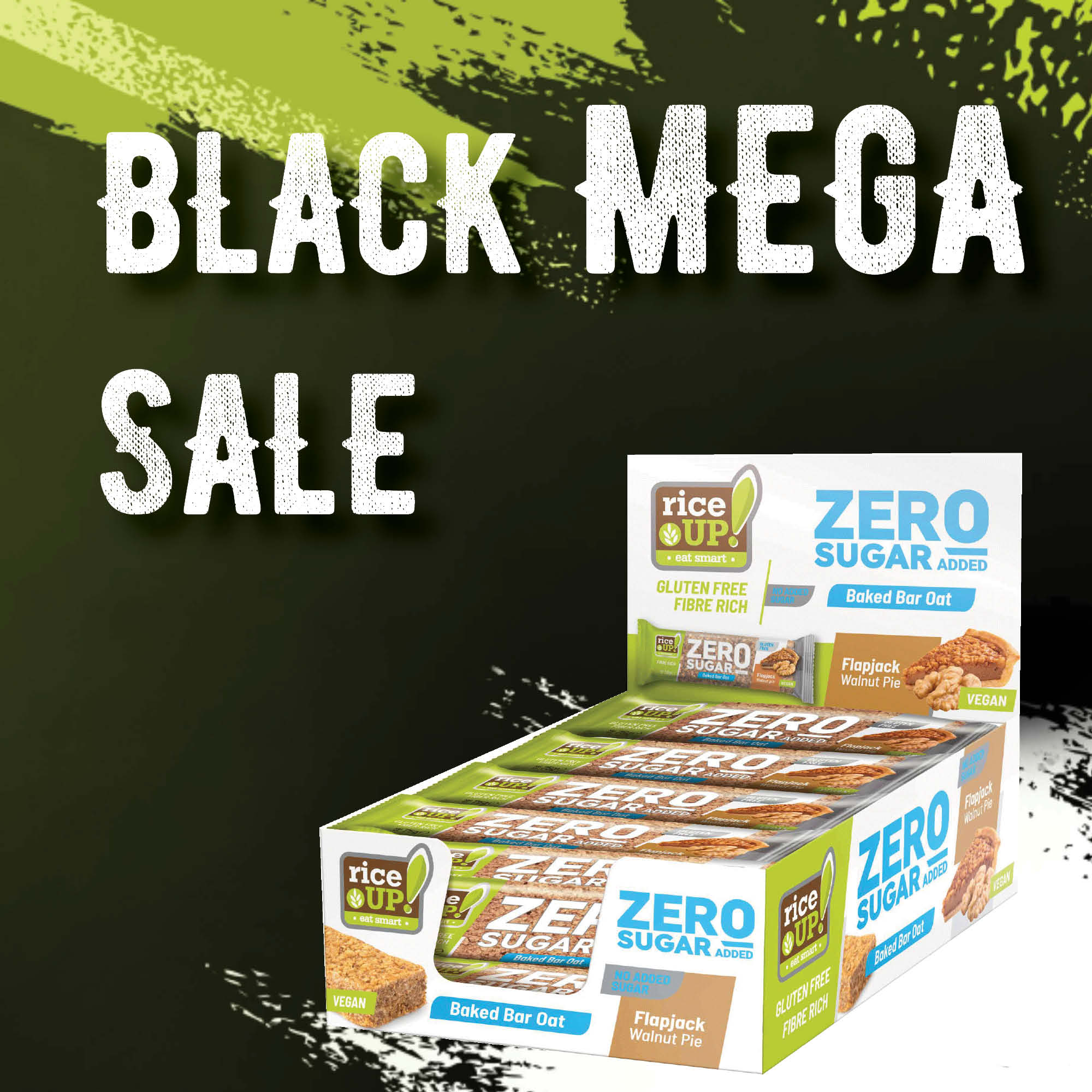 Black Mega Sale Promo RiceUp ZERO SUGAR Flapjack Walnut Pie