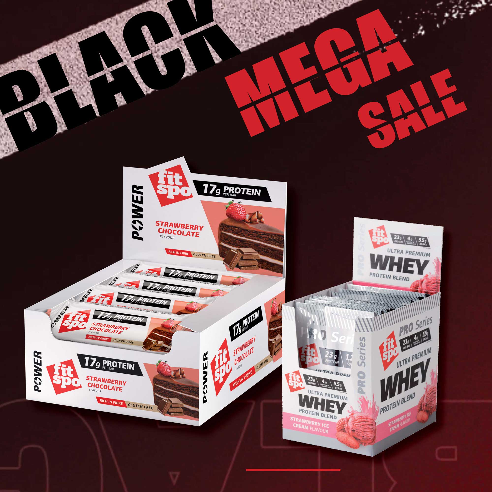 Black Mega Sale Promo set Strawberry